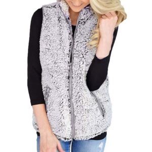 Gray Sherpa Vest